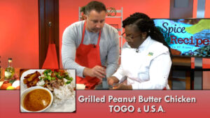 Calabash Nutmeg and Peanut butter sauce of Togo prepared by Nina Sodji of Okra African Grill