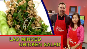 Laos Minced Chicken Salad