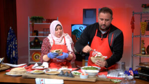 Lubna Hussein prepares Alexandrian falafel for Spice and Recipe with Mike DiGiacomo.